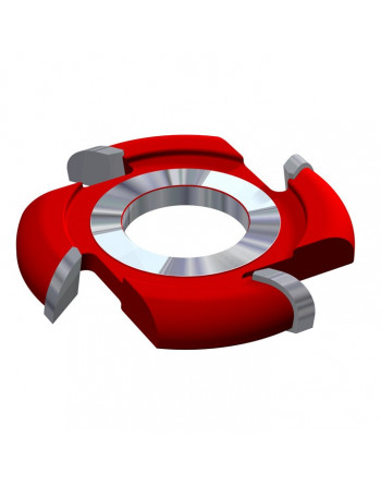 Fresa 1/4 radio convexo 2