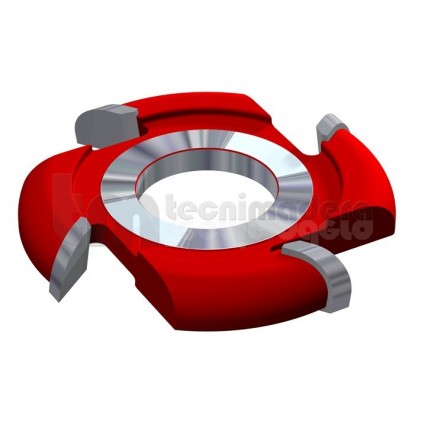 Fresa 1/4 radio convexo