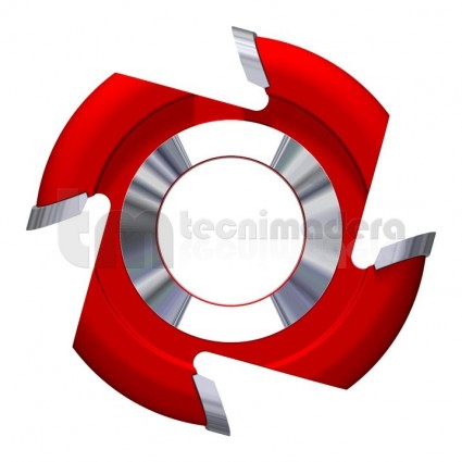 Fresa 1/4 radio convexo