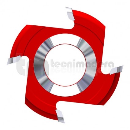 Fresa 1/4 radio cóncavo