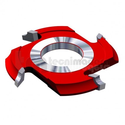 Fresa 1/4 radio cóncavo