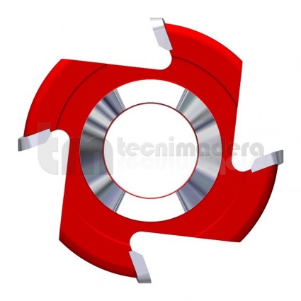 Fresa 1/2 radio convexo