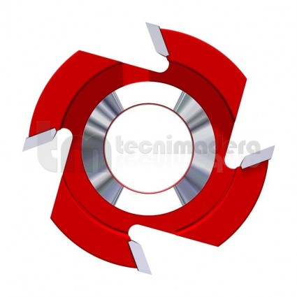 Fresa 1/2 radio cóncavo