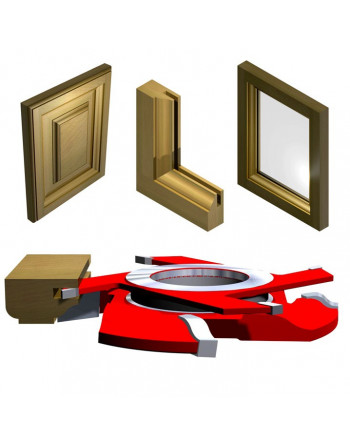 Juego de las 4 fresas moldura y contra 2