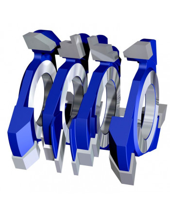 207 - Jgo. 4 fresas HSS