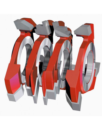 207 - Jgo. 4 fresas MD