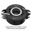 338 - Cabezal con cuchillas y contracuchillas montadas