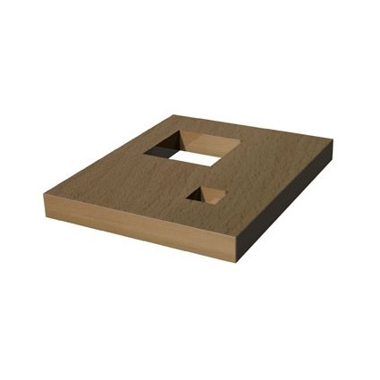 252/8 - Jgo. 4 brocas para taladros cuadrados