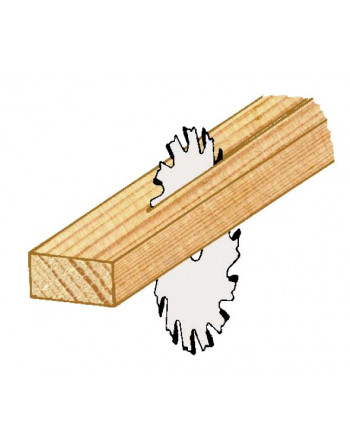 905 - Paso 50, diente recto, corte a lo largo de madera 2