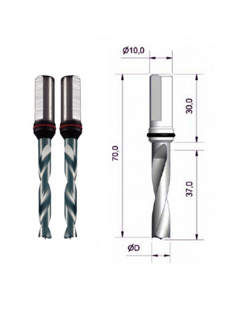 Agujero ciego - 70 LT - maciza MD