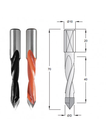 Agujero pasante - 70 LT