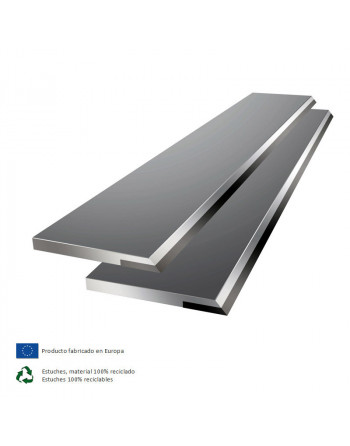 Cuchilla con placa de MD (widia)