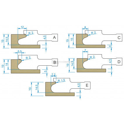 173 - MD - Tiradores (uñeros)