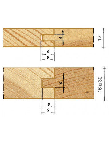 202 - Jgo. fresas machihembrados , HSS