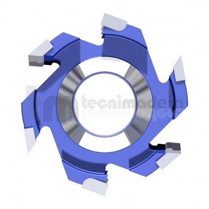 Fresa con pre-cortadores