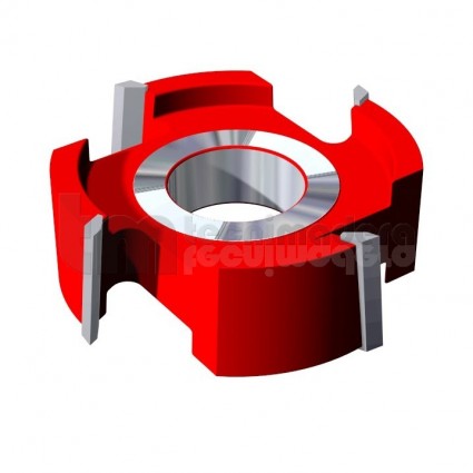 Fresa para galces, 4 cortes alternos - MD