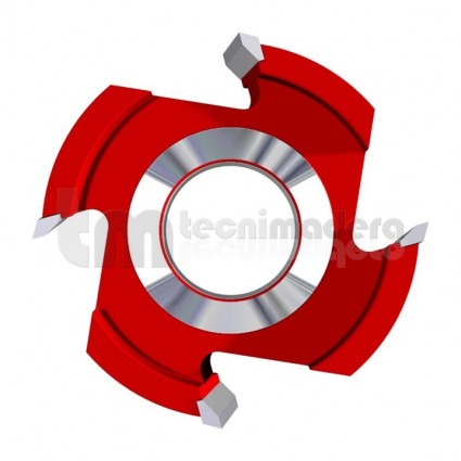 Fresa para galces, 4 cortes alternos - MD