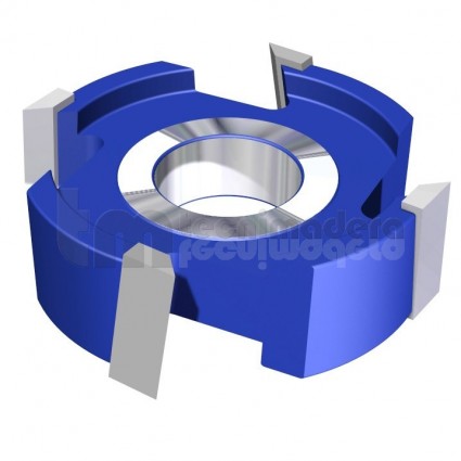 Fresa HSS galces, 4 cortes alternos
