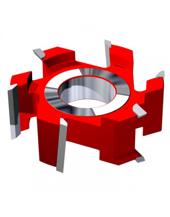 Fresa MD, 4 cortes alternos y 4 pre-cortadores 2