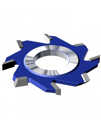 Fresa HSS ranuras, 4 cortes y 4 precortadores 2