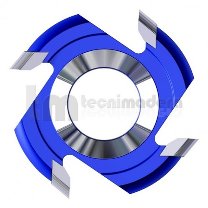 Fresa 1/4 radio cóncavo